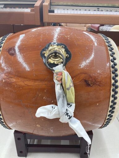 和太鼓①】 長胴太鼓 1尺3寸（鼓面:39cm） 集成胴 スマイル
