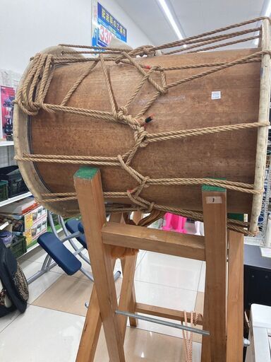 和太鼓④】 長胴太鼓 1尺3寸（鼓面:39cm） 集成胴 スマイル