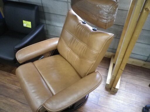 中古　新城家具　カペラ　7489E　パーソナルチェア　リクライニング