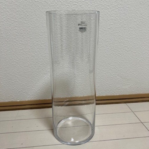 ニトリフラワーベース シリンダー 40cm 大きめ花瓶 ぽち 新小岩のインテリア雑貨 小物 花瓶 の中古あげます 譲ります ジモティーで不用品の処分