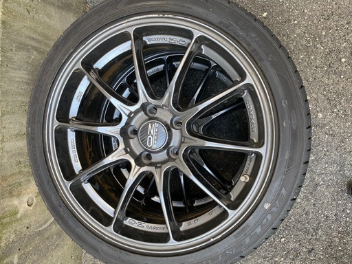 OZ  ホイール　HYPER GT HLT ４本セットキズ有り