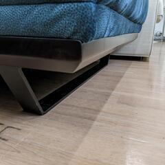 L字カウチソファ 3人掛けソファ ファブリック 青色 定価・13万円💳自社配送時🌟代引き可💳※現金、クレジット、スマホ決済対応※