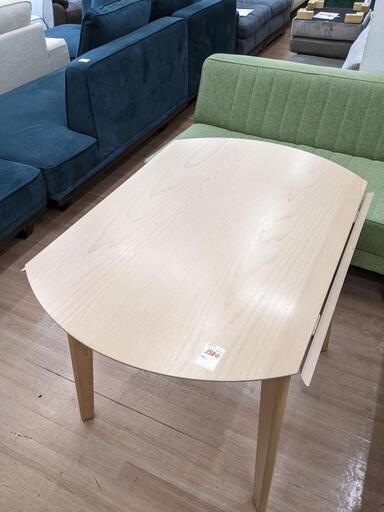 幅60-90cm］バタフライダイニングテーブルセット 3点セット 伸長式