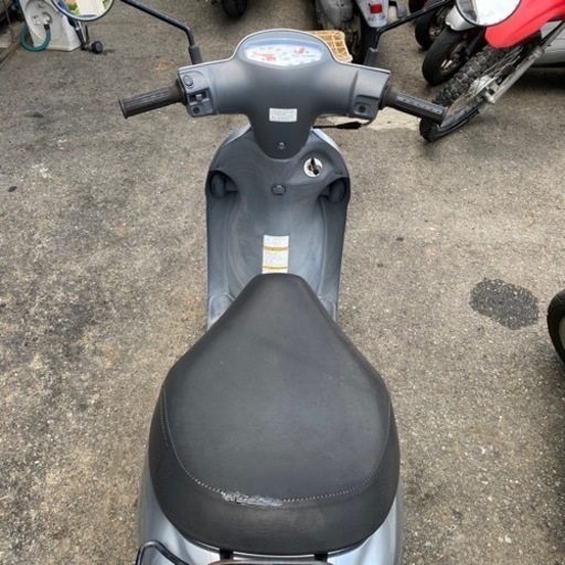 SUZUKI レッツ4 銀色 実動 4サイクル 原付バイク メットインスクーター