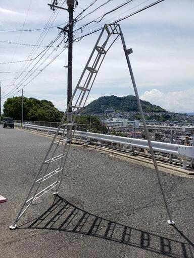 受け渡し決定　アルミ園芸脚立　10尺(3メートルくらい)