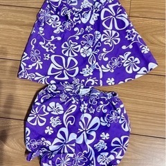KALA Hawaii 紫 セットアップ　ノースリーブ