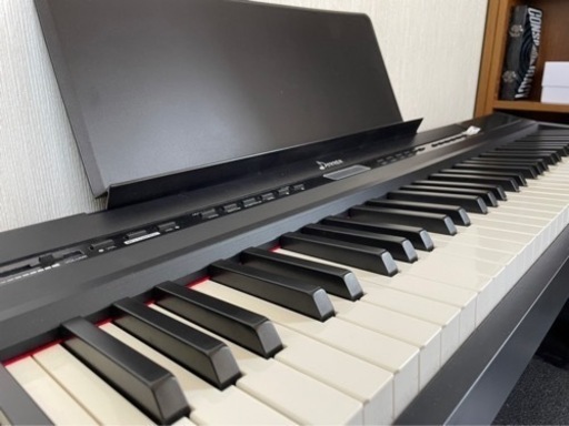 人気高評価 Donner 電子ピアノ 88鍵 ハンマーアクッション鍵盤 3本