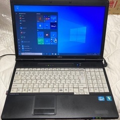 新品SSD搭載 Core i5 富士通 ノートパソコンLIFEB...