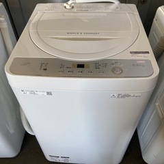 G-105 シャープ 洗濯機 ES-GE5C 5.5キロ 白 19年製