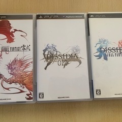 PSP  ディシディア ファイナルファンタジー,零式　3本まとめ売り