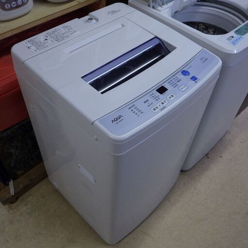 格安！店舗受け渡し可能　2016年製　AQUA アクア AQW-S60D(W) [簡易乾燥機能付き洗濯機 6.0kg]　安心の一カ月動作保証♪