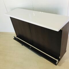 山口)下松市より　バーカウンター扉付き　約幅150.5㎝×奥45㎝×高さ85.5㎝　BIZJJ17H 山口)下松市より バーカウンター扉付き 約幅150.5㎝×奥45㎝