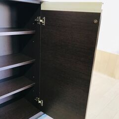 山口)下松市より　バーカウンター扉付き　約幅150.5㎝×奥45㎝×高さ85.5㎝　BIZJJ17H 山口)下松市より バーカウンター扉付き 約幅150.5㎝×奥45㎝