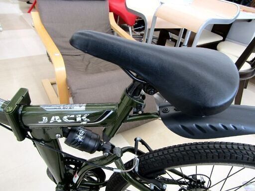 札幌市/清田区 CAPTAIN STAG JACK マウンテンバイク グリーン 26インチ 6段変速 MTB 自転車 スポーツ