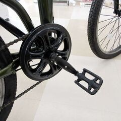 札幌市/清田区 CAPTAIN STAG JACK マウンテンバイク グリーン 26インチ 6段変速 MTB 自転車 スポーツ