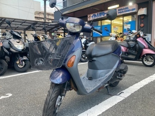 【カゴ付き！】スズキ　レッツ4 便利なカゴ付きです　【配送•当日納車OK】