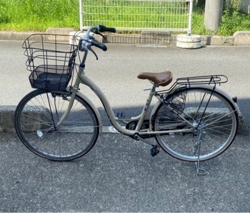 26インチ　自転車　ママチャリ　変速付き