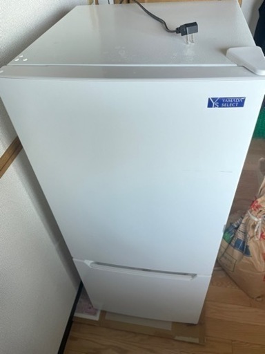 《説明書有》117L 2ドア冷蔵庫 ヤマダ電機モデル YRZ-C12G2 2019年製 一人暮らし 単身用 ホワイト