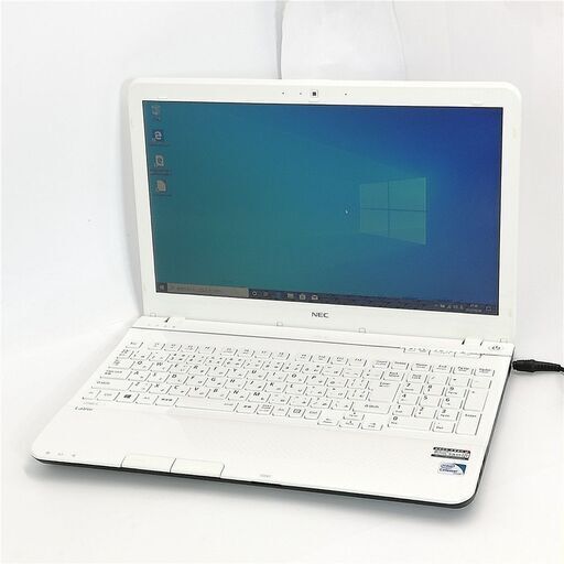 即使用可能 15.6型 ノートパソコン NEC PC-LS150LS6W 中古良品 Celeron 4GB DVDRW 無線 Wi-Fi Webカメラ Windows10 Office