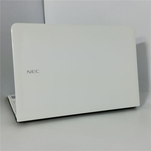新品高速SSD 美品 ノートパソコン ホワイト 15.6型ワイド NEC PC 