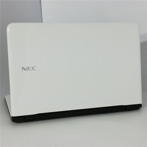 新品SSD Wi-Fi有 15.6型 ノートパソコン NEC PC-LS150TSW 中古良品 第4世代Celeron 4GB DVDRW 無線 カメラ Windows10 Office