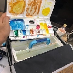 絵の具　絵描き　セット　カバ入れ物　小学生　ミズノ