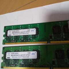 DDR2-800U 1GB ２枚組