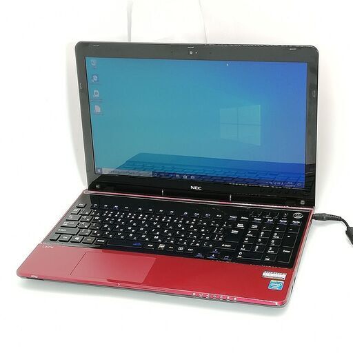 保証付 新品SSD Wi-Fi有 15.6型 レッド ノートパソコン NEC PC