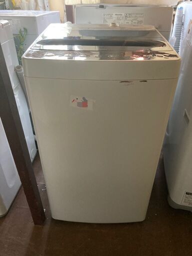 ☆中古￥9,800！【会員価格￥8,000】Haier　4.5kg洗濯機　家電　2019年製　JW-C45A型　幅53cmｘ奥行50cmｘ高さ89cm　【BH055】