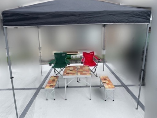 アウトドアテーブル・チェア・タープセット