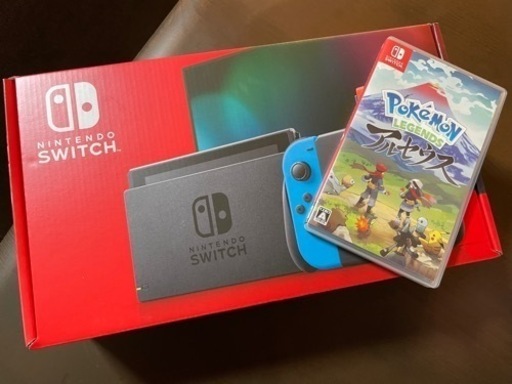 Switch 新品本体\u0026ポケモンアルセウス