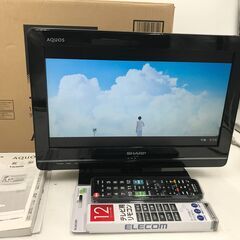 【美品】デジタルハイビジョン液晶テレビ 16型 「シャープ」管理...