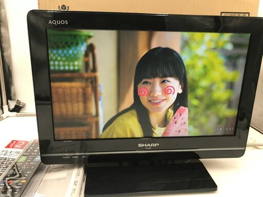 【美品】デジタルハイビジョン液晶テレビ 16型 「シャープ」管理No16(送料無料)