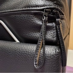 VALLENTUNA　ヴァレントゥナ　IKEA　ソファベッド　ブラックレザー3点セット