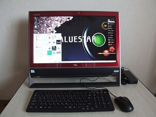 21.5型フルHD 1TB 地デジ NEC VALUESTAR N VN370/LS6R 一体型パソコン