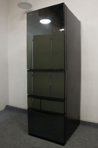 TOSHIBA/東芝 VEGETA/ベジータ 5ドア冷凍冷蔵庫 501L 自動製氷 GR-R500GW(XK)クリスタルミラー 2019年製 中古家電 店頭引取歓迎 R6205)