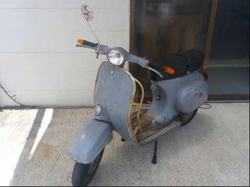 ■op0801■バイク■原付　50cc■vespa　ベスパ　ヴェスパ■V5SA1T-1420..　1989?■ビンテージ■エンジンOK　キーなし■現状品　引き取り限定■