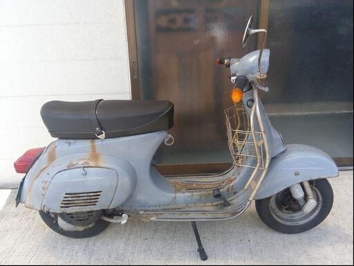 ■op0801■バイク■原付　50cc■vespa　ベスパ　ヴェスパ■V5SA1T-1420..　1989?■ビンテージ■エンジンOK　キーなし■現状品　引き取り限定■ □op0801□バイク□原付 50cc□vespa ベスパ ヴェスパ□V5SA1T-1420