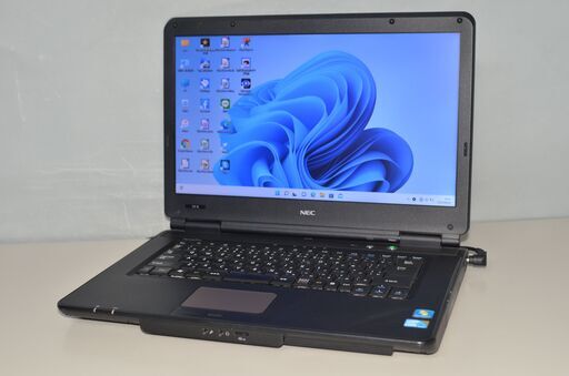 中古ノートパソコン 最新Windows11+office NEC VK25MX-B core i5/メモリ4GB/大容量HDD500GB/HDMI/DVDマルチ/便利なソフト多数