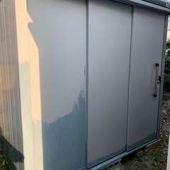 屋外物置　鍵付き　高さ220 引き取り限定