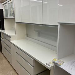 リサイクルマート志免店 4面レンジボード パモウナ 食器棚 ?自店有料 