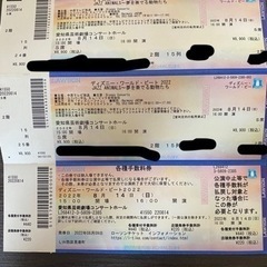 ディズニー　コンサート　Disney world beat 愛知　8月14日　S席　2枚