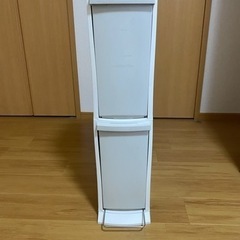 決まりました◆ペダル式　ゴミ箱　2段