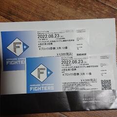 日本ハムファイターズ チケット(8月23日釧路市民球場)