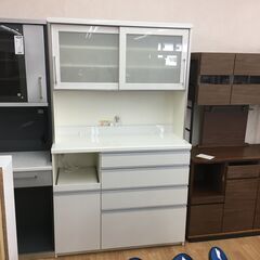 Pamouna パモウナ 食器棚 キッチンボード ホワイト H210×W120×D50