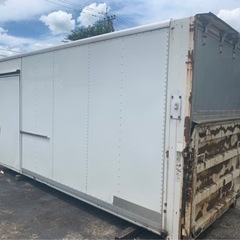 No.644 アルミバン　2t  車　アルミ 箱 バイク 倉庫 トラック コンテナ 米 保管庫 物置 DIY