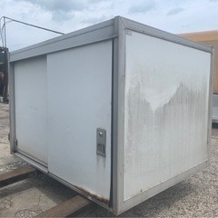  No.646 保冷バン　軽トラ　仕様　車　アルミ 箱 バイク 倉庫 トラック コンテナ 米 保管庫 物置 DIY