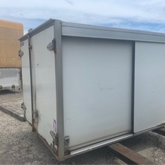  No.646 保冷バン　軽トラ　仕様　車　アルミ 箱 バイク 倉庫 トラック コンテナ 米 保管庫 物置 DIY