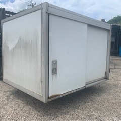  No.646 保冷バン　軽トラ　仕様　車　アルミ 箱 バイク 倉庫 トラック コンテナ 米 保管庫 物置 DIY