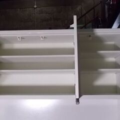 ニトリ レンジボード アリシア 120cm ホワイト NITORI ALICIA-120KB キッチンボード 白 食器棚 札幌市東区 新道東店